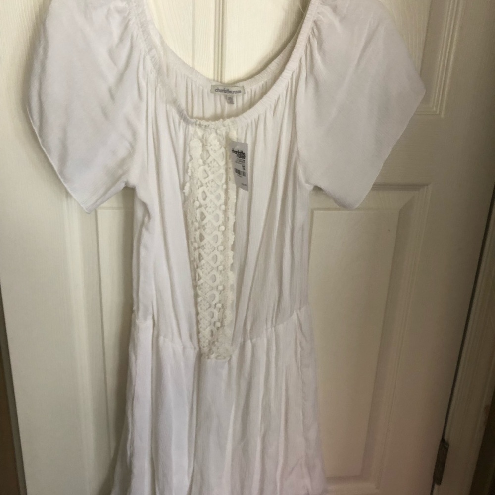 Charlotte Russe off shoulder Romper